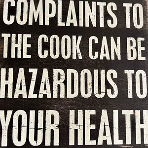 Primitives by Kathy Black Sign with White Block Lettering